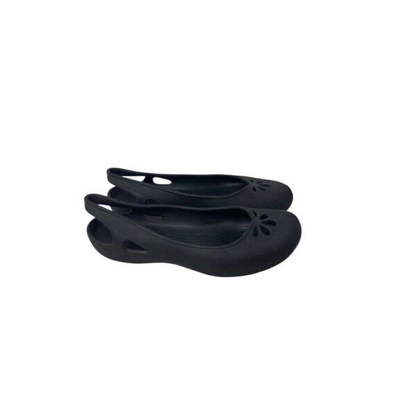Crocs Flats Women's Size 8 Black Taylor Sling Back Shoes - Picture 1 of 9